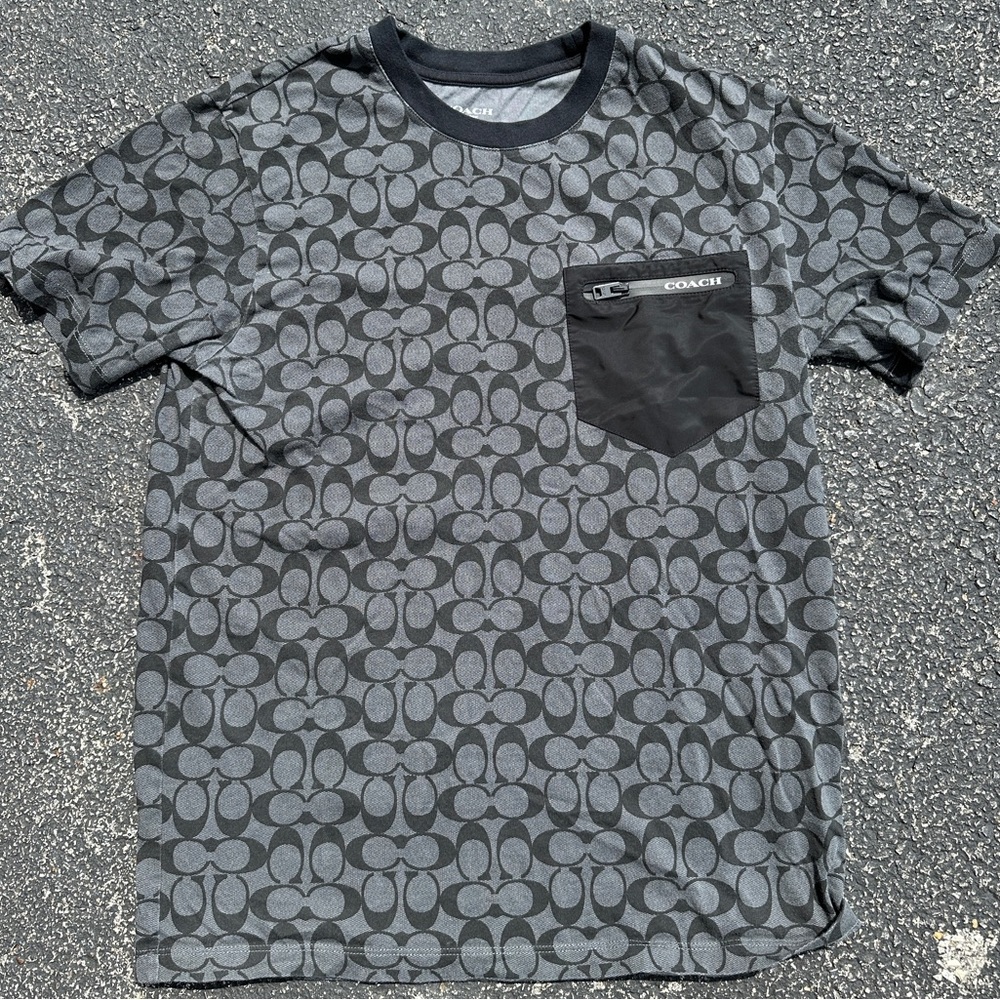 Coach Monogram Shirt Size Small